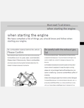SUBARU STELLA 2013-2014 OWNERS MANUAL IN ENGLISH